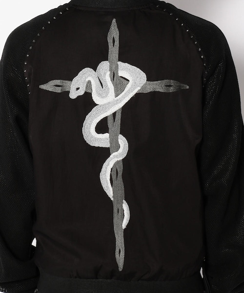 kmrii蛇刺繍スカジャンサイズ2