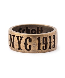 ショットNYC　指輪、リング THE SILVER」 -SNAKE SIGNET RING