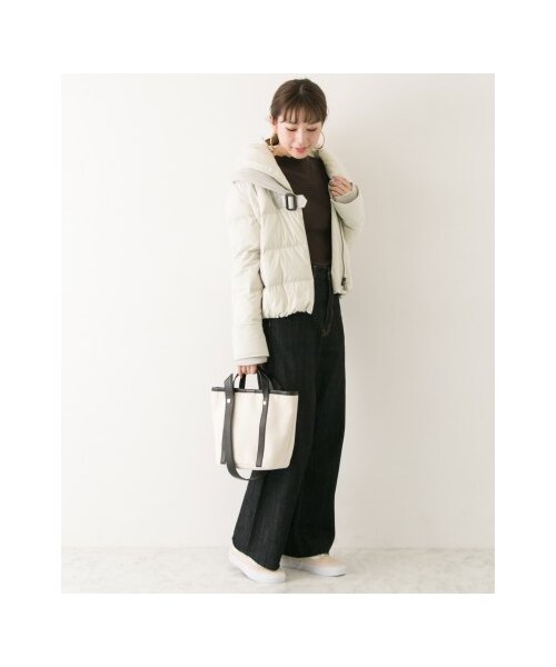 URBAN RESEARCH（アーバンリサーチ）の「【予約】YOSOOU TWO PIECE COLLAR JACKET（ジャケット/アウター・レディース・BLACK/NAVY/OFF WHITE・2/3）」の10枚目の写真
