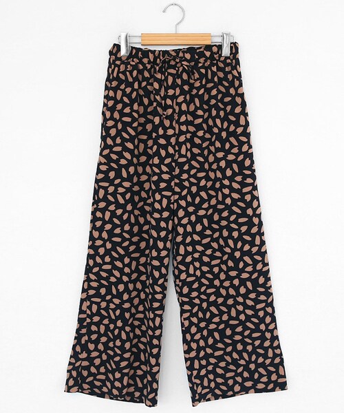 DHOLIC（ディーホリック）の「ドローストリングレオパードパンツ（その他パンツ・レディース・ブラック/ブルー/ベージュ・FREE）」の3枚目の写真