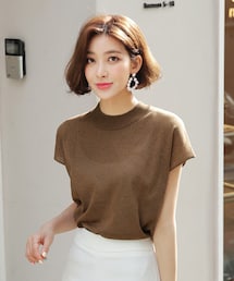 DHOLIC | キャップスリーブスリットニット(ニット/セーター)