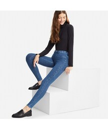 UNIQLO | ヒートテックデニムレギンスパンツ（丈標準71～73cm）(デニムパンツ)