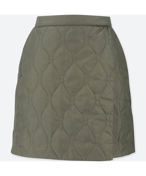 UNIQLO（ユニクロ）の「防風ウォームイージーラップミニスカート（その他パンツ・レディース・BEIGE 31/GRAY 05/OLIVE 56/BLACK 09・S/M/XL/L/XXL/XS）」の4枚目の写真