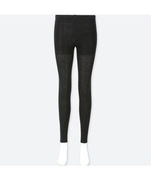 UNIQLO | ヒートテックニットレギンス（リブ・10分丈）(レギンス/スパッツ)