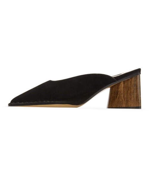 【JACQUEMUS】ヒールサンダル ブラック JACQUEMUS(ジャックムス)の「Jacquemus Black Les Mules Sabah