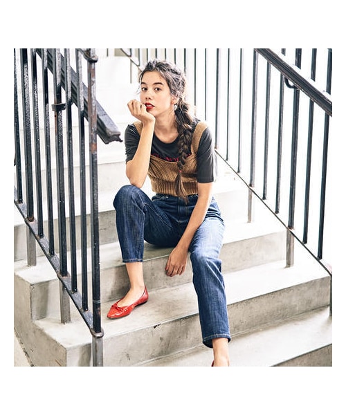 ADIRA（アディラ）の「Knit bustier AW（ニット/セーター・レディース・ベージュ/ブラウン・FREE）」の2枚目の写真