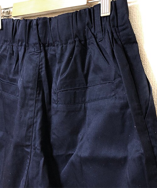 Tiffee SELECT（ティフィーセレクト）の「ハイウエストタック入りショートパンツ（その他パンツ・レディース・ブルー・F）」の4枚目の写真