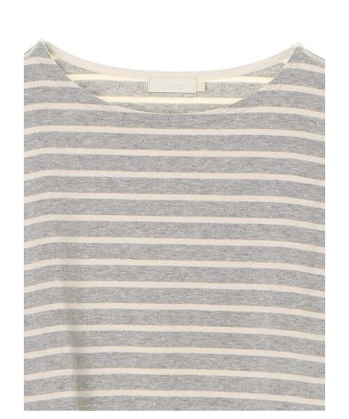 earth music&ecology（アースミュージックアンドエコロジー）の「ボーダーボーダープルオーバー(プレーン)（トップス・アイボリー/杢グレー/ブラック/ダークレッド/キャメル/ダークグリーン・M/L）」の5枚目の写真