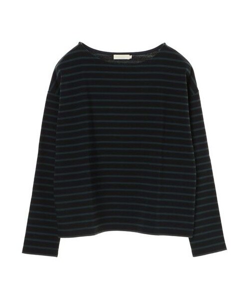 earth music&ecology（アースミュージックアンドエコロジー）の「ボーダーボーダープルオーバー(プレーン)（トップス・アイボリー/杢グレー/ブラック/ダークレッド/キャメル/ダークグリーン・M/L）」の13枚目の写真