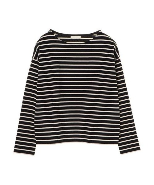 earth music&ecology（アースミュージックアンドエコロジー）の「ボーダーボーダープルオーバー(プレーン)（トップス・アイボリー/杢グレー/ブラック/ダークレッド/キャメル/ダークグリーン・M/L）」の10枚目の写真