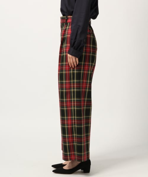 GLOBAL WORK(グローバルワーク)の「TRワイドパンツ(柄)(パンツ・ホワイトベース(チェック)/ブラックベース(チェック)/グレーベース(チェック)/レッドベース(チェック))」の16枚目の写真