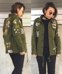 AVIREX | 刺繍 M-43 ジャケット/EMBROIDERY M-43 JACKET(ジャケット/アウター)