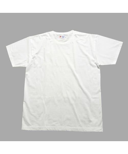HANES(ヘインズ)の「【Hanes / 青パック / クルーネック】ジャパンフィット Japan Fit (白/2枚組)(Tシャツ/カットソー・メンズ・その他)」の2枚目の写真