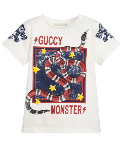 GUCCI（グッチ）の「18/19aw☆GUCCI☆KingスネークTシャツ 4~12歳 大人 