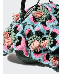 JAMIN PUECH ジャマンピュエッシュ ハンドバッグ ビーズ 刺繍 がま口 Jamin Puech（ジャマンピュエッシュ）の「がま口ビーズ刺繍