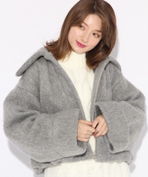 Heather | エリツキ／シャギーショートコート(ジャケット/アウター)