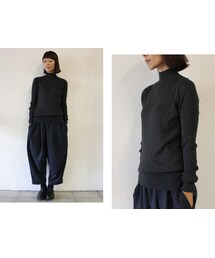 susuri（ススリ）の「susuri ススリ ポエータハイネックセーター #ecru