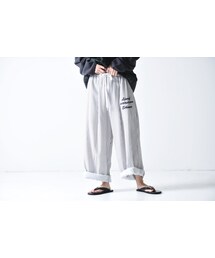 ETHOSENS | ETHOSENS 交差ストライプイージーパンツ(その他パンツ)