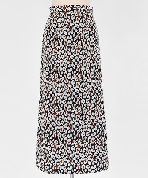 DHOLIC(ディーホリック)の「レオパードロングスカート(スカート・レディース・ベージュ/その他・S/M)」の2枚目の写真