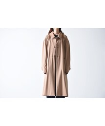 ETHOSENS | ETHOSENS トロピカルウールロングコート beige(その他アウター)