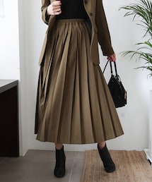 DHOLIC | ウエストゴムプリーツスカート(スカート)