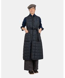 45R ナイロンキルティングベスト 45Rナイロンの908キルティングベスト: WOMEN｜45R