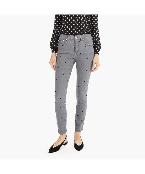 j crew polka dot jeans