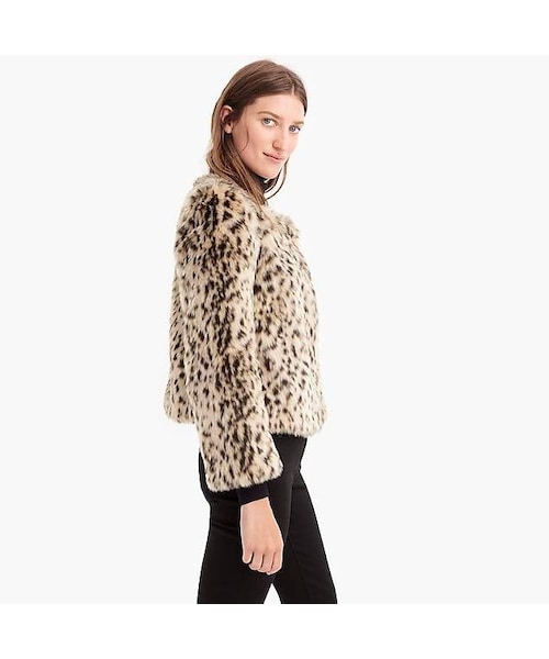 j crew fuzzy jacket