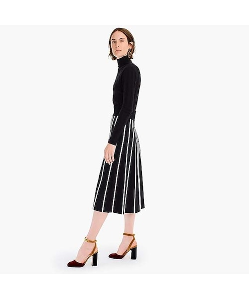 J.Crew,A-line midi sweater skirt with 