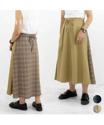 Sheson | Sheson(シーズン)【2WAY】リバーシブルチェック スカート(スカート)