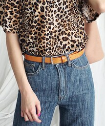 DHOLIC | カウレザーバックルベルト(ベルト)