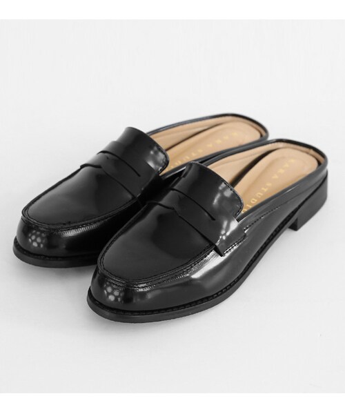 DHOLIC(ディーホリック)の「ローファーミュール(ローファー・レディース・ブラウン/ホワイト/ブラック・225/230/235/240/245/250)」の3枚目の写真