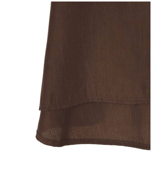 w closet(ダブルクローゼット)の「ボリューム袖クルーネックプルオーバー(トップス・レディース・エクリュ/オレンジ/パープル/ブラウン・FREE/M/L)」の14枚目の写真