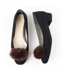 ORiental TRaffic | 9月上旬発売予定★2wayファースクエアパンプス(その他)