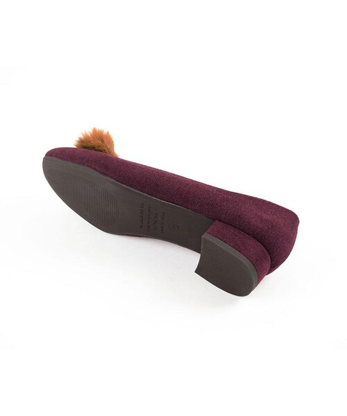 ORiental TRaffic（オリエンタルトラフィック）の「2wayファースクエアパンプス（その他・レディース・ブラック/カーキ/レッド・33/34/35/36/37/38/39/40/41/42/43）」の5枚目の写真