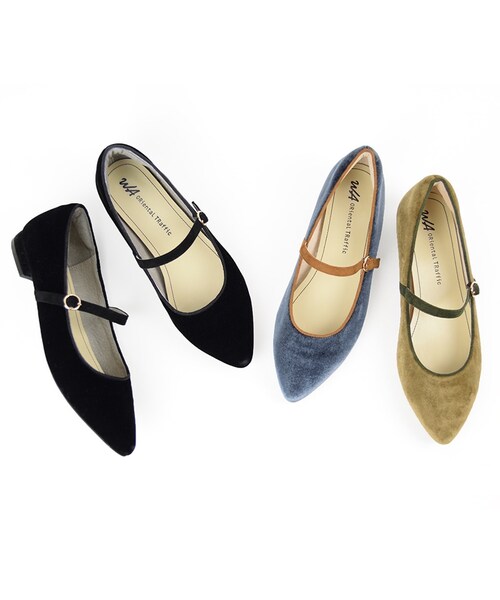 ORiental TRaffic（オリエンタルトラフィック）の「ストラップフラットパンプス（その他・レディース・ブラック/ブルー/カーキ・34/35/36/37/38/39/40/41/42）」の10枚目の写真