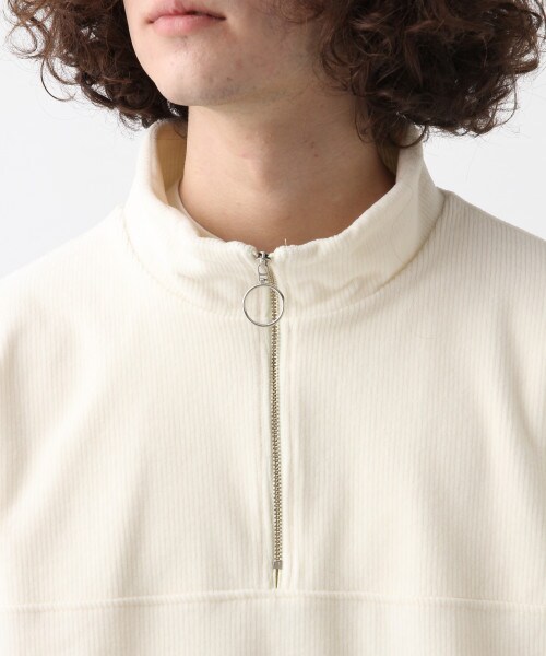 ラッセルノ ベロアハーフジッププルオーバー ラッセルノ ベロアハーフ