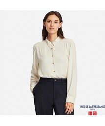 UNIQLO | レーヨンブラウス（長袖）(シャツ/ブラウス)