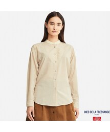 UNIQLO | コットンローンシャツ（長袖）(シャツ/ブラウス)