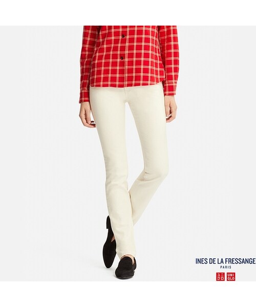 UNIQLO（ユニクロ）の「スリムフィットジーンズ（デニムパンツ・レディース・NAVY 69/OFF WHITE 01・24/29/25/28/21/22/23/26/27）」の2枚目の写真