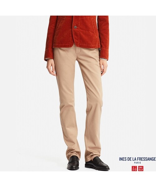 UNIQLO（ユニクロ）の「チノパンツ（その他パンツ・レディース・NAVY 69/OLIVE 57/BEIGE 32・73/67/64/55/70/61/58/76）」の2枚目の写真