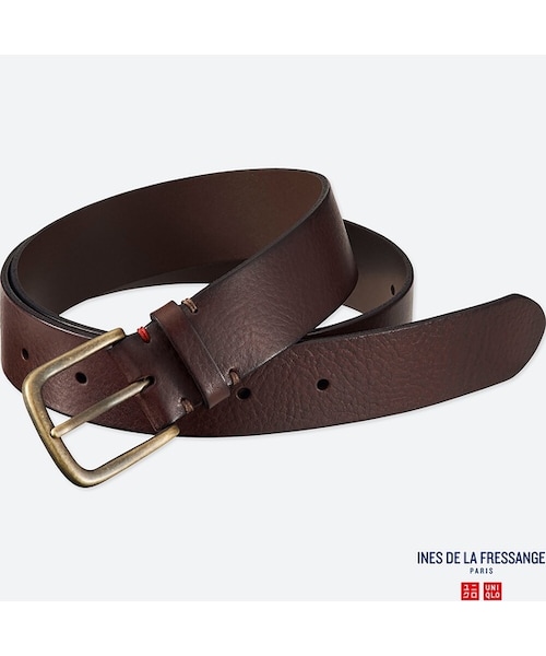 UNIQLO（ユニクロ）の「ヴィンテージベルト（ベルト・レディース・BLACK 09/NATURAL 30/DARK BROWN 38・L/M）」の3枚目の写真