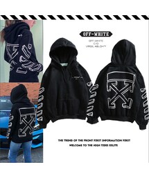 OFF‐WHITE☆パーカー オフダイアグタイダイK SN99 フード付 Off-White オフホワイト タイダイ パーカー | ブルー | FARFETCH JP