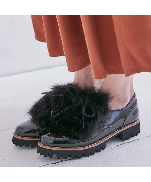 ORiental TRaffic（オリエンタルトラフィック）の「2wayレースアップシューズ（その他・レディース・ブラック/グレー/ネイビー・SS/S/M/L/LL/3L）」の11枚目の写真