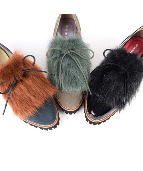 ORiental TRaffic（オリエンタルトラフィック）の「2wayレースアップシューズ（その他・レディース・ブラック/グレー/ネイビー・SS/S/M/L/LL/3L）」の9枚目の写真