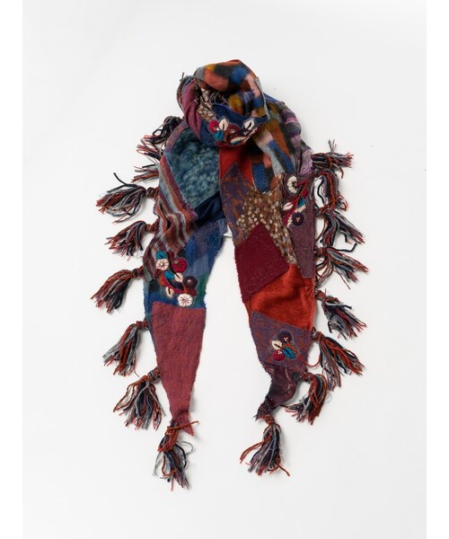 アッシュ・ペー・フランス PAZUKI パズキ ストール H.P.FRANCE（アッシュペーフランス）の「PAZUKI|パッチワークストール