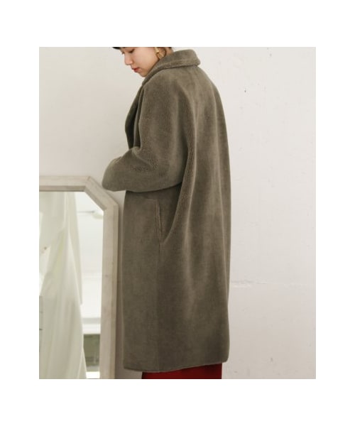 KBF（ケイビーエフ）の「【予約】KBF+ ボアロングコート（）」 - WEAR