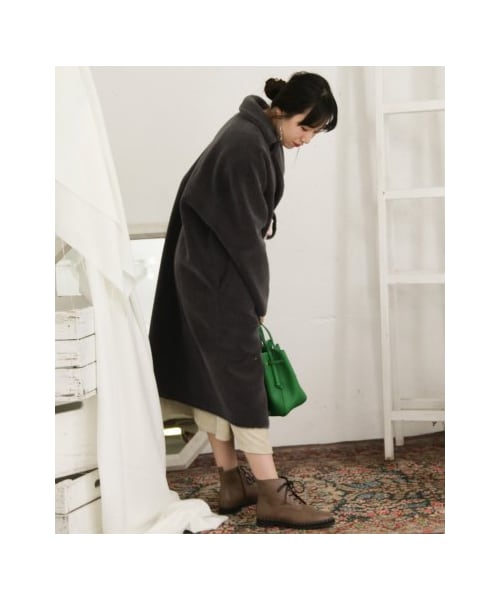KBF（ケイビーエフ）の「【予約】KBF+ ボアロングコート（）」 - WEAR