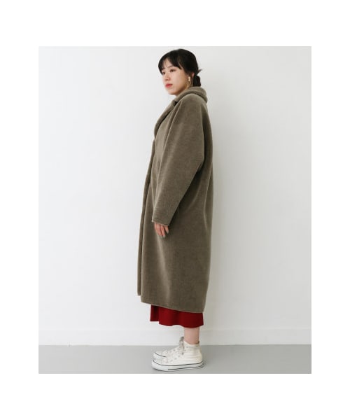 KBF（ケイビーエフ）の「【予約】KBF+ ボアロングコート（）」 - WEAR