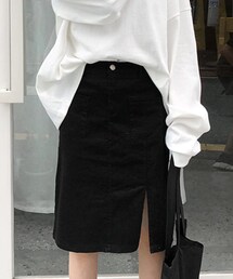 DHOLIC | ストラップSETスリットスカート(スカート)